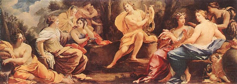 Parnassus or Apollo and the Muses, Simon Vouet